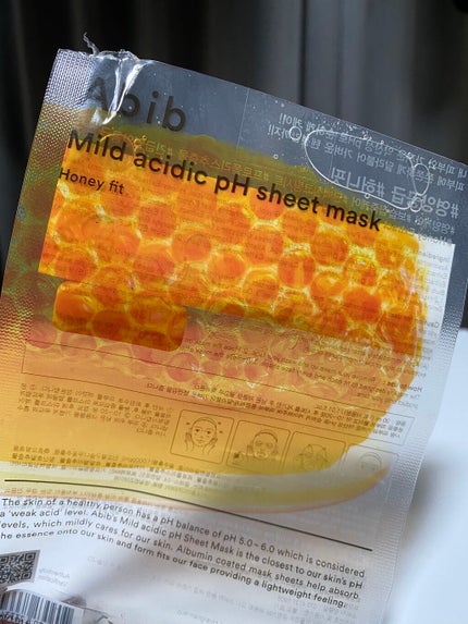 弱酸性pHシートマスク ハニーフィット/Abib /シートマスク・パックを使ったクチコミ(1枚目)