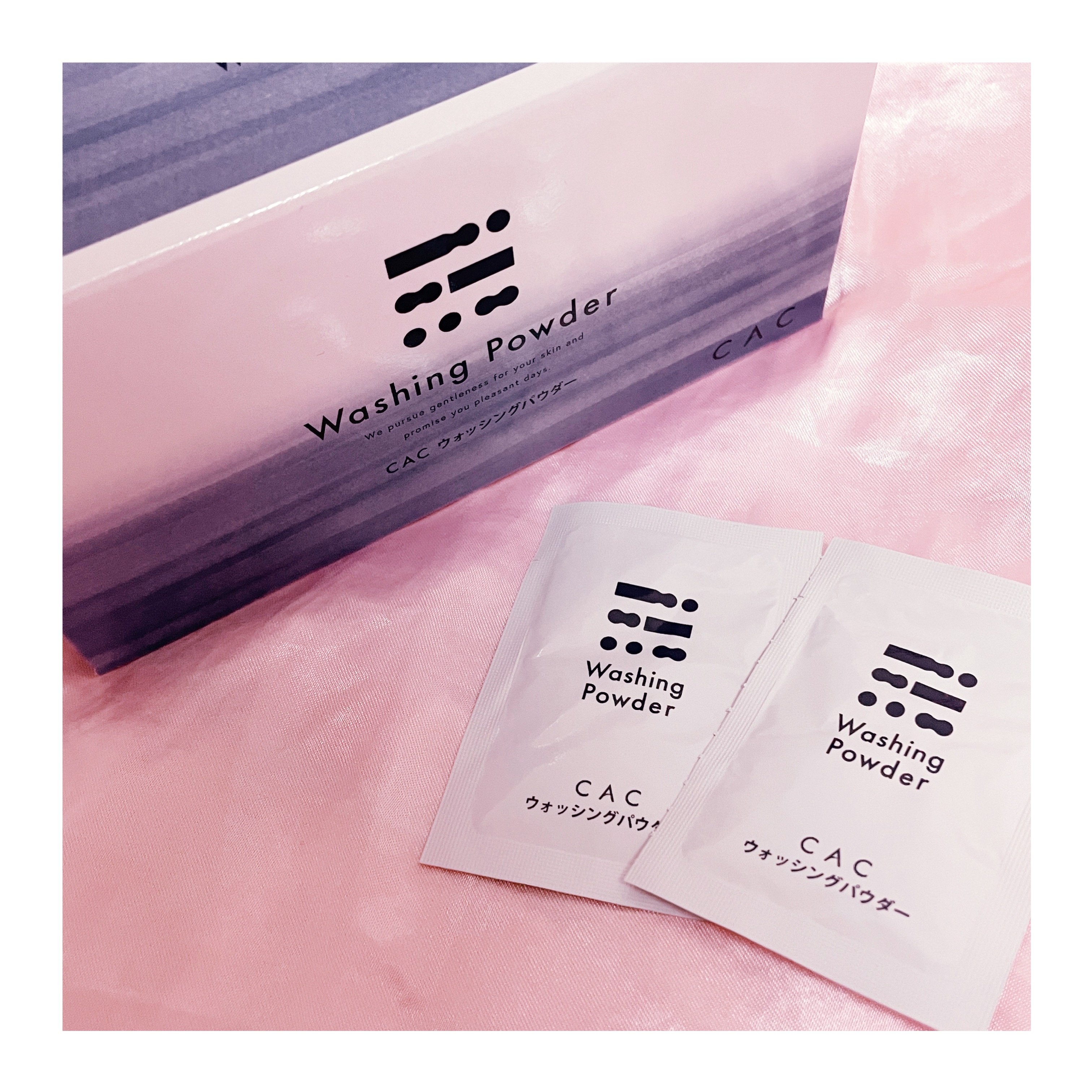 洗い上がりスッキリで細かい泡が毛穴奥の細かい汚れまでしっかりオフしてくれる！


CAC のウォッシングパウダーを＠cosme さんから提供していただきました！

一つ一つパウチに入っている洗顔で、旅行やお泊まりなどちょっとした外出の持ち運