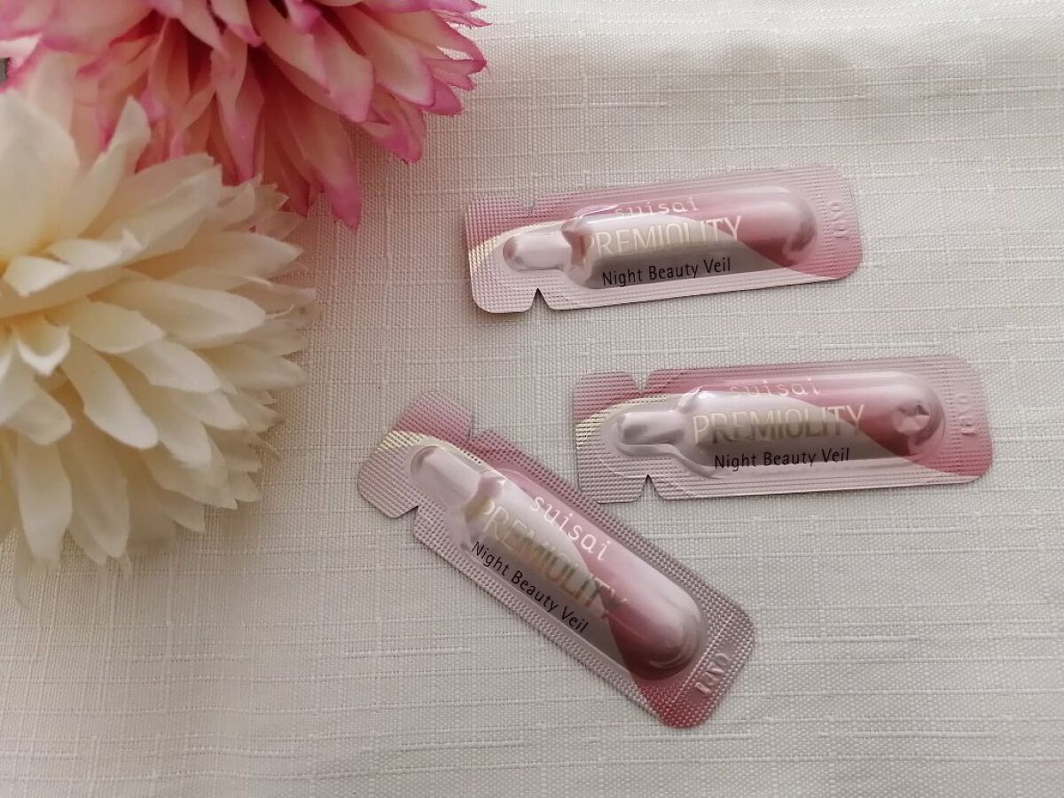 プレミオリティ ナイトビューティヴェール/suisai/美容液を使ったクチコミ（1枚目）