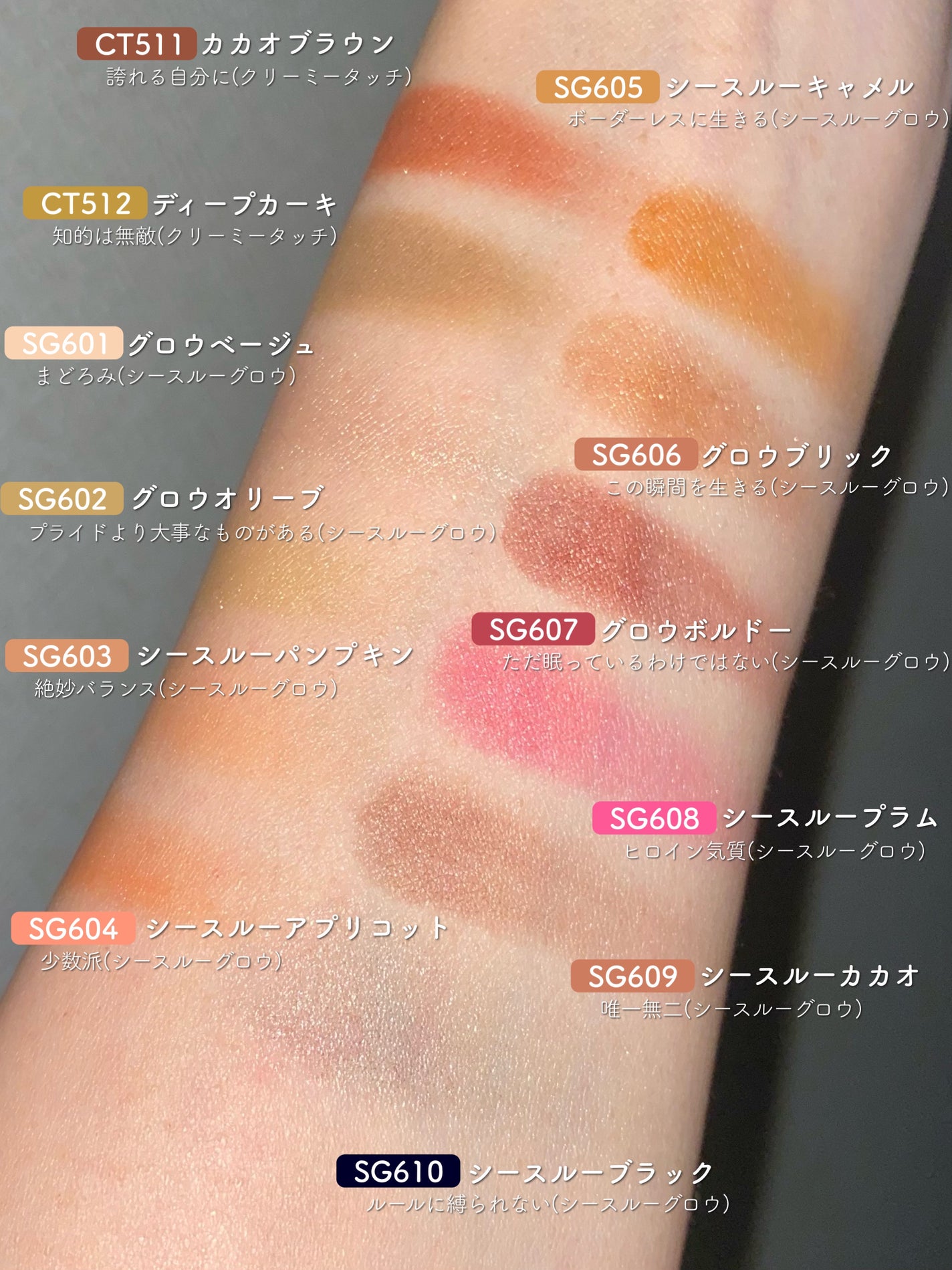 こひなたりり on LIPS 「圧巻!KATEの単色アイシャドウ108色を全 こひなたりり on LIPS 「圧巻!KATEの単色アイシャドウ108色を全