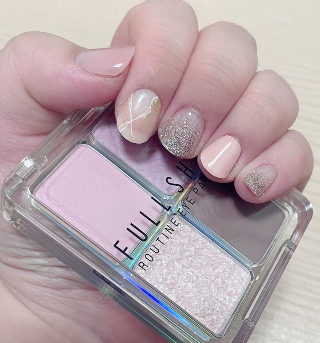 セミキュアジェルネイル（ハンド）/ohora/ネイルシールを使ったクチコミ（1枚目）