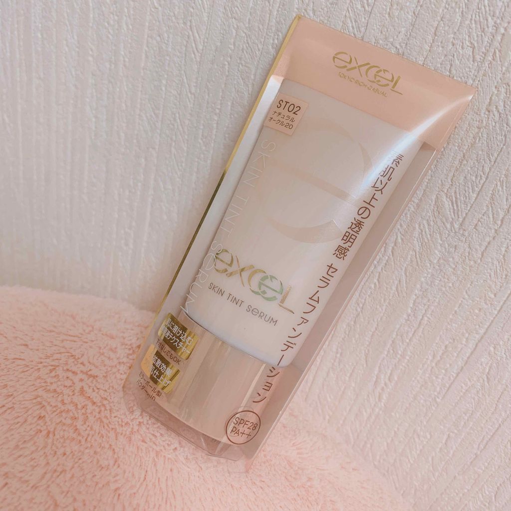 スキンティントセラム/excel/リキッドファンデーションを使ったクチコミ(1枚目)