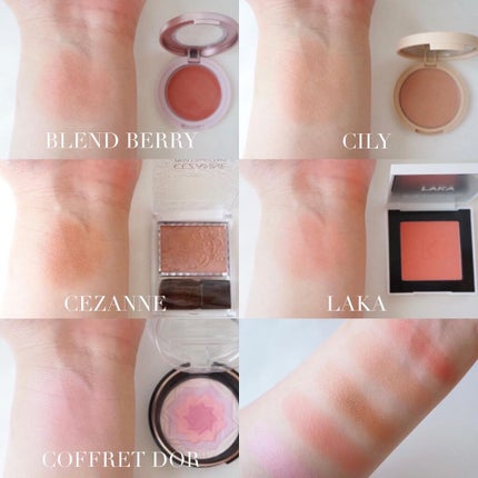 パールグロウチーク/CEZANNE/パウダーチークを使ったクチコミ(2枚目)