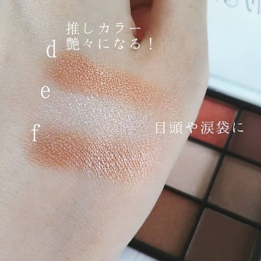 UR GLAM　BLOOMING EYE COLOR PALETTE/U R GLAM/アイシャドウパレットを使ったクチコミ（3枚目）