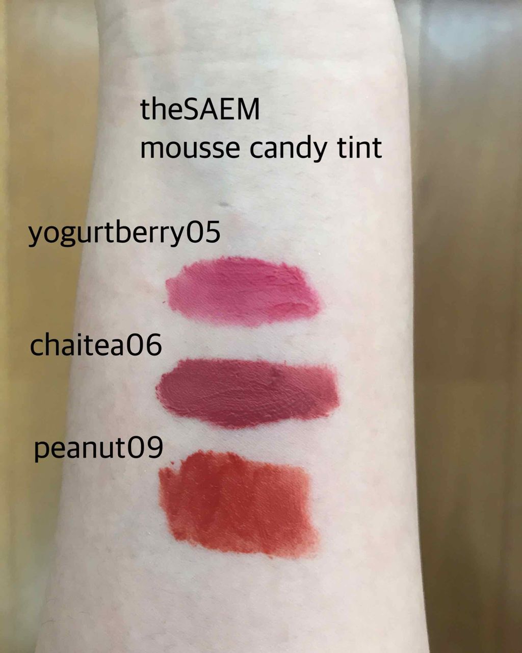 ムース キャンディー ティント/the SAEM/リップティントを使ったクチコミ(2枚目)