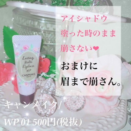 ラスティングマルチアイベース WP/キャンメイク/アイシャドウベースを使ったクチコミ(1枚目)