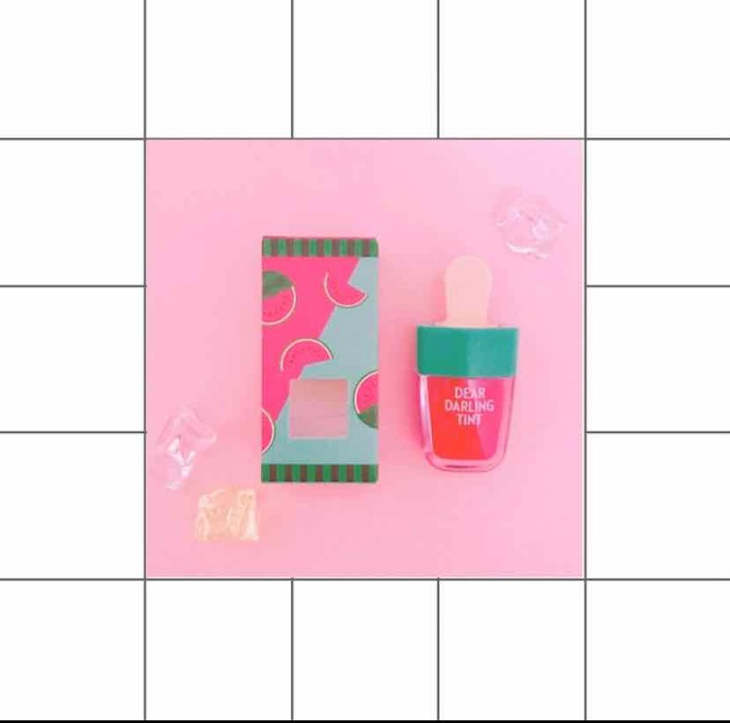 ディアダーリン ウォータージェルティント （アイスティント）/ETUDE/口紅を使ったクチコミ（1枚目）