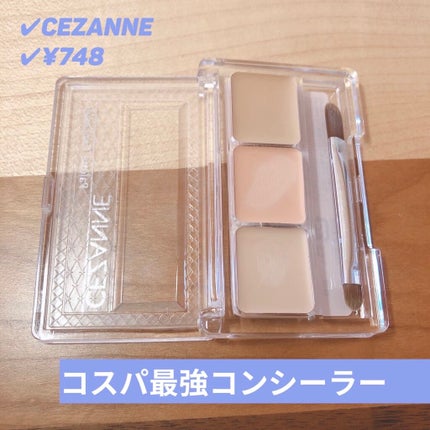 パレットコンシーラー/CEZANNE/パレットコンシーラーを使ったクチコミ(1枚目)
