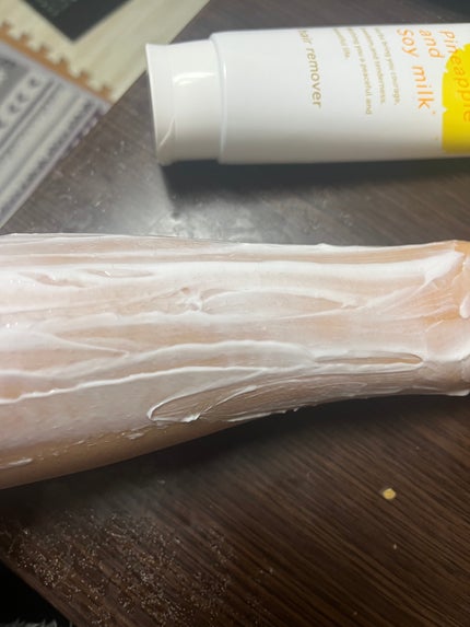 みさきち★ on LIPS 「#パイナップル豆乳除毛クリームローションタイプは前に使ったこと..」(2枚目)