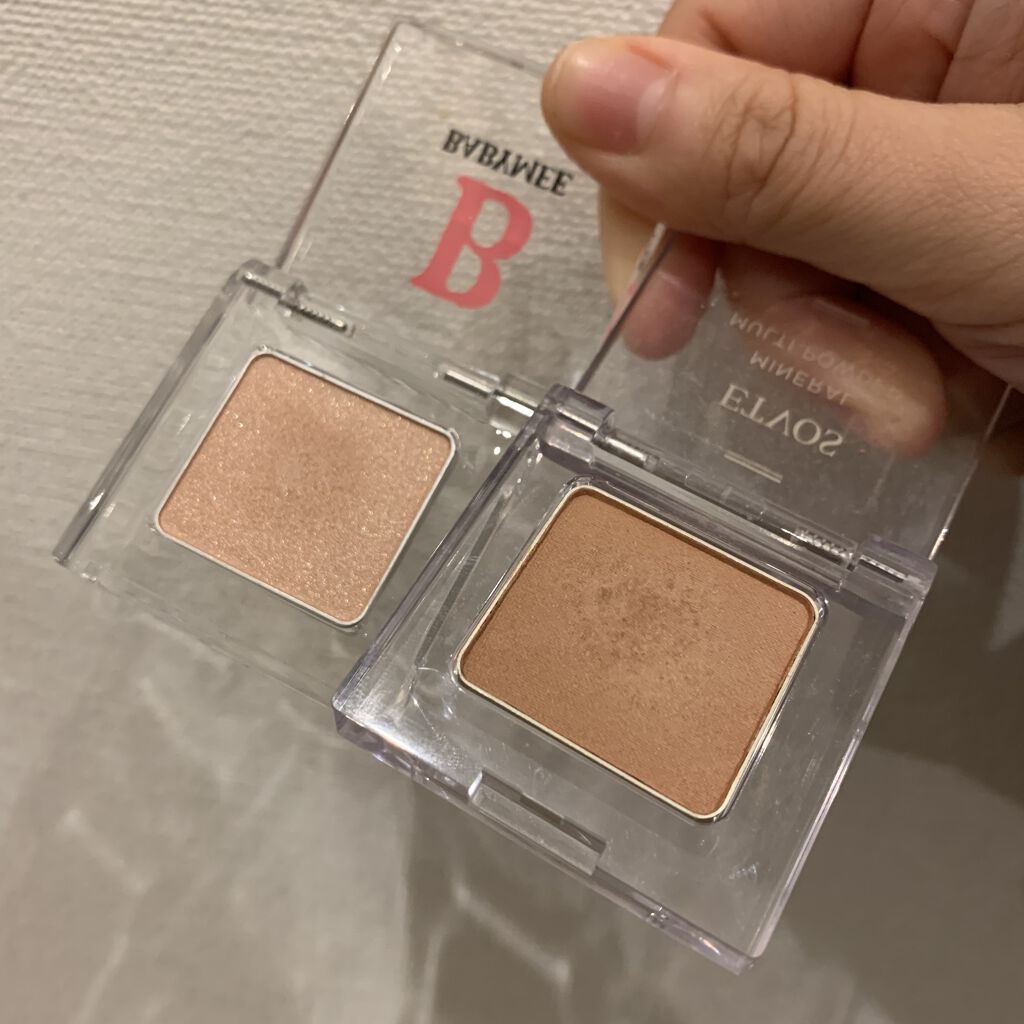 ミネラルマルチパウダー/エトヴォス/単色アイシャドウを使ったクチコミ（2枚目）