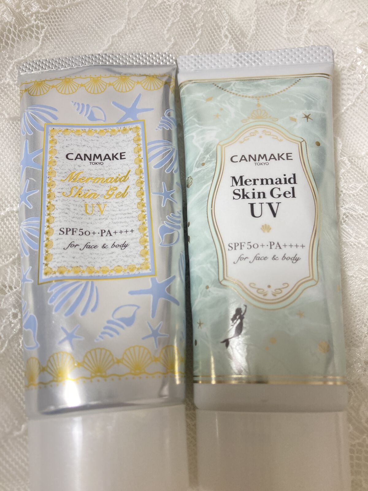 マーメイドスキンジェルUV/キャンメイク/日焼け止めジェルを使ったクチコミ（3枚目）