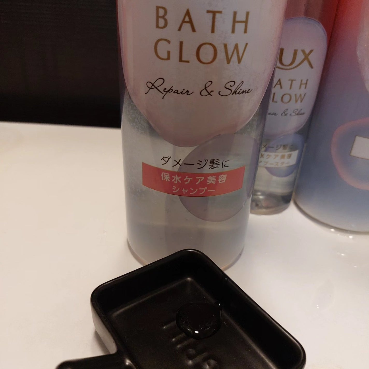 バスグロウ ストレート&シャイン シャンプー/トリートメント/LUX/市販シャンプーを使ったクチコミ(2枚目)