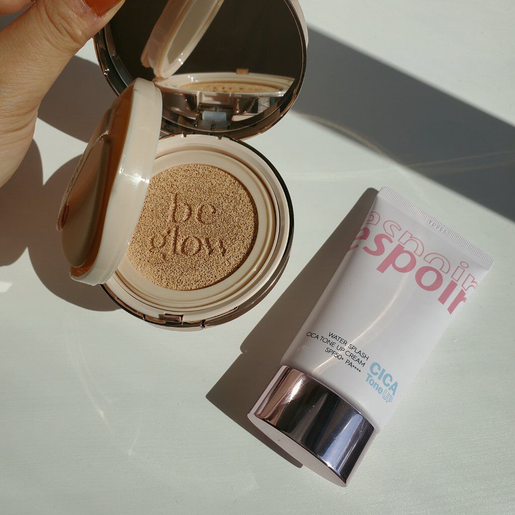 プロテーラービーグロウクッション(オールニュー)/espoir/クッションファンデーションを使ったクチコミ（2枚目）