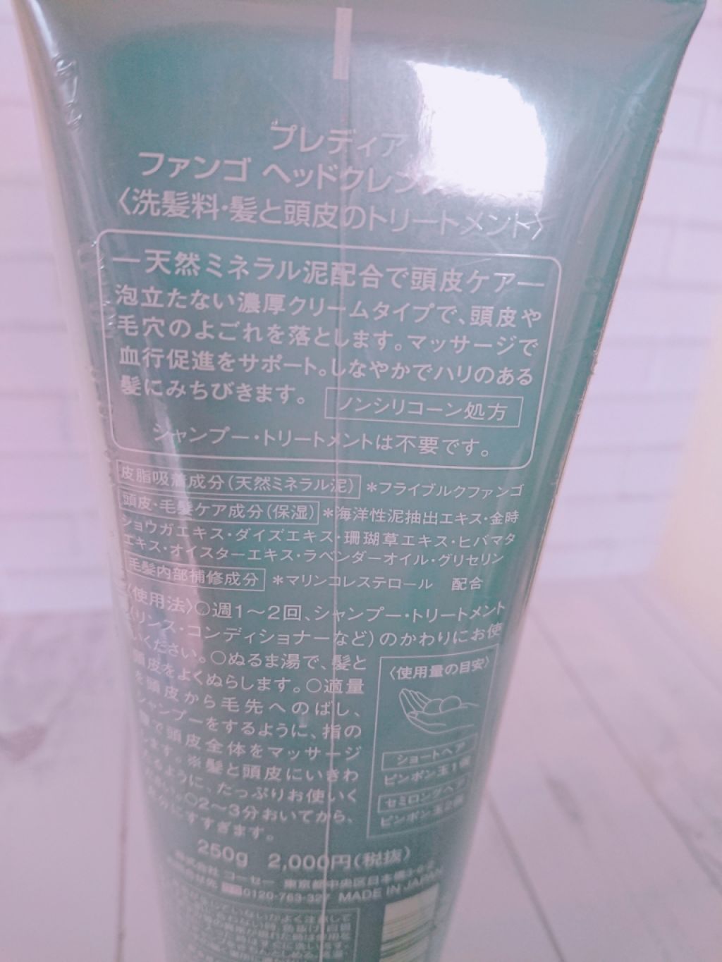 ファンゴ ヘッドクレンズ SPA/Prédia/頭皮クレンジングを使ったクチコミ（2枚目）