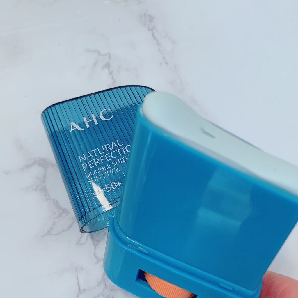  ナチュラルパーフェクションフレッシュサンスティック/AHC/日焼け止めスティックを使ったクチコミ（2枚目）