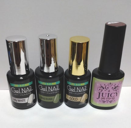 ジェルネイル(ライト対応)/セリア/ジェルネイルを使ったクチコミ(4枚目)