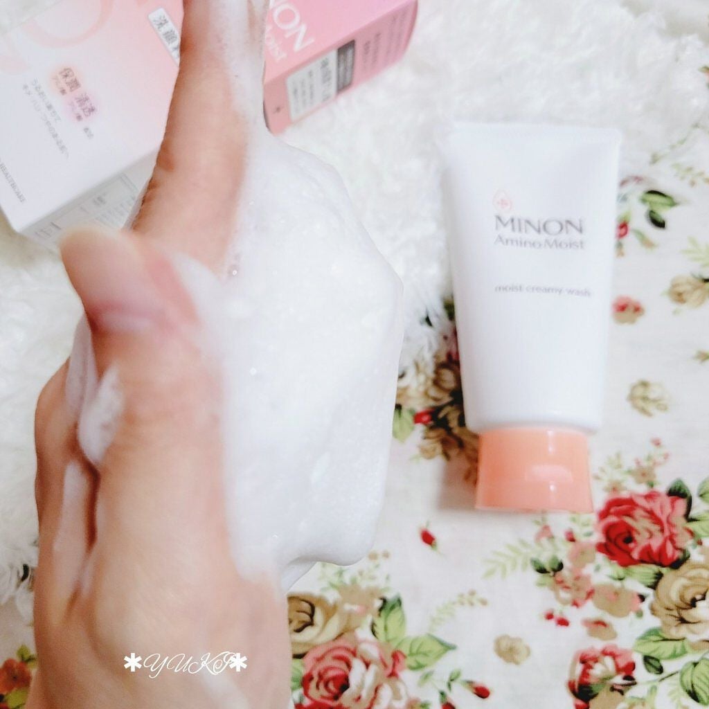 アミノモイスト モイストクリーミィ ウォッシュ/ミノン/洗顔フォームを使ったクチコミ(7枚目)