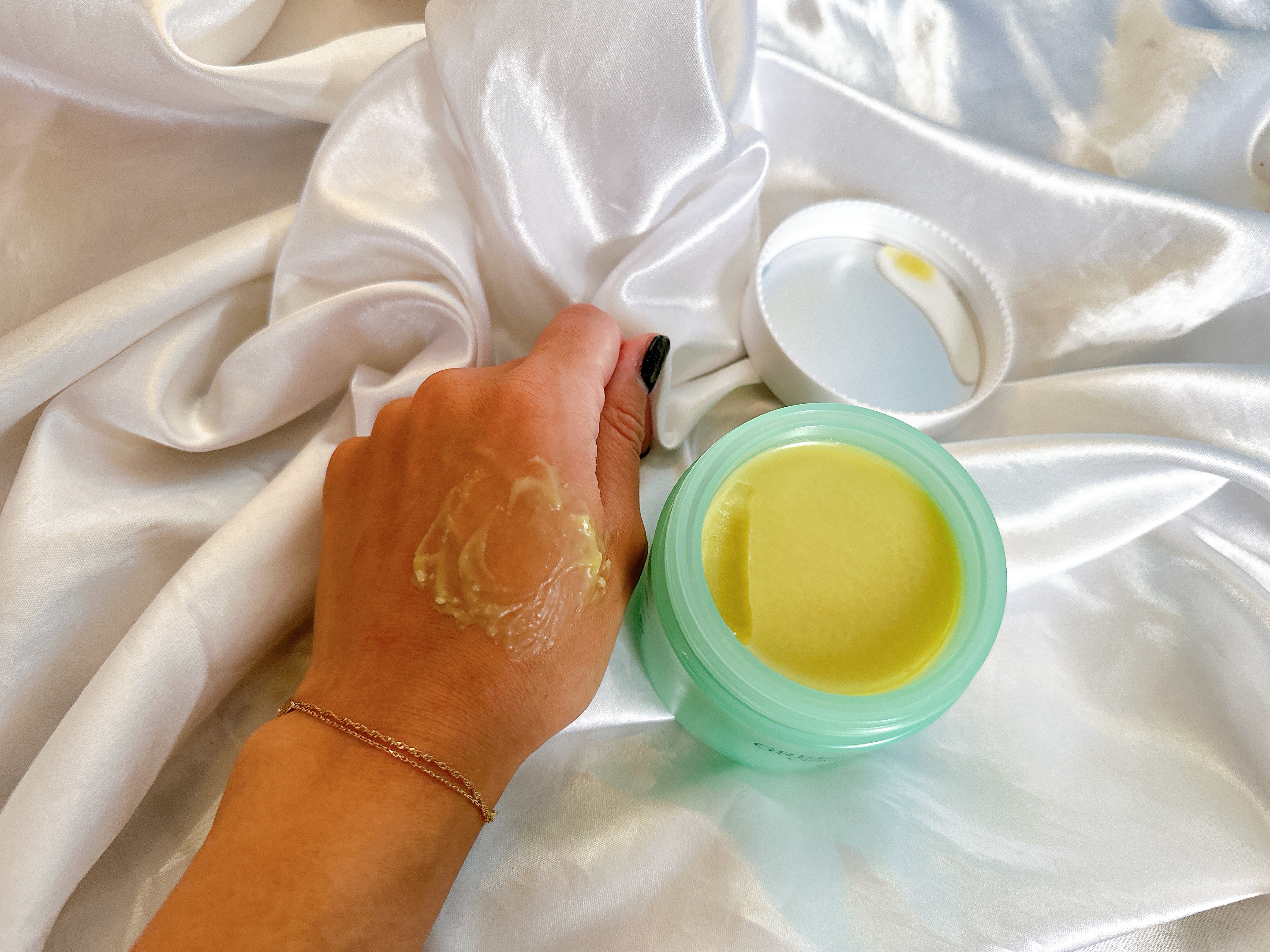 グリーンティーピュアクレンジングバームⅡ/YADAH/クレンジングバームを使ったクチコミ（2枚目）