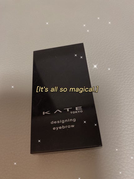 ケイト デザイニングアイブロウ3D/KATE/パウダーアイブロウを使ったクチコミ(1枚目)