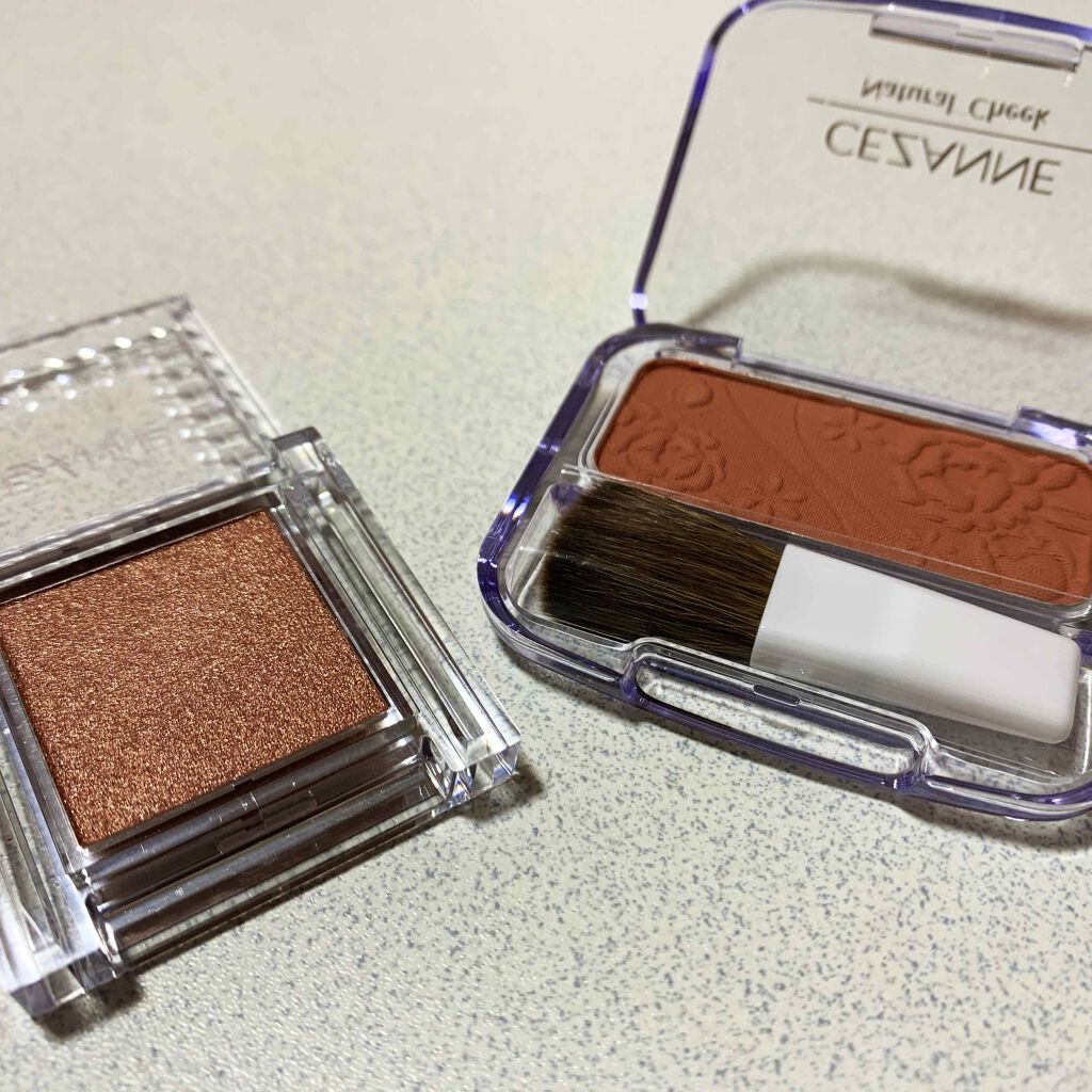 シングルカラーアイシャドウ/CEZANNE/単色アイシャドウを使ったクチコミ（2枚目）