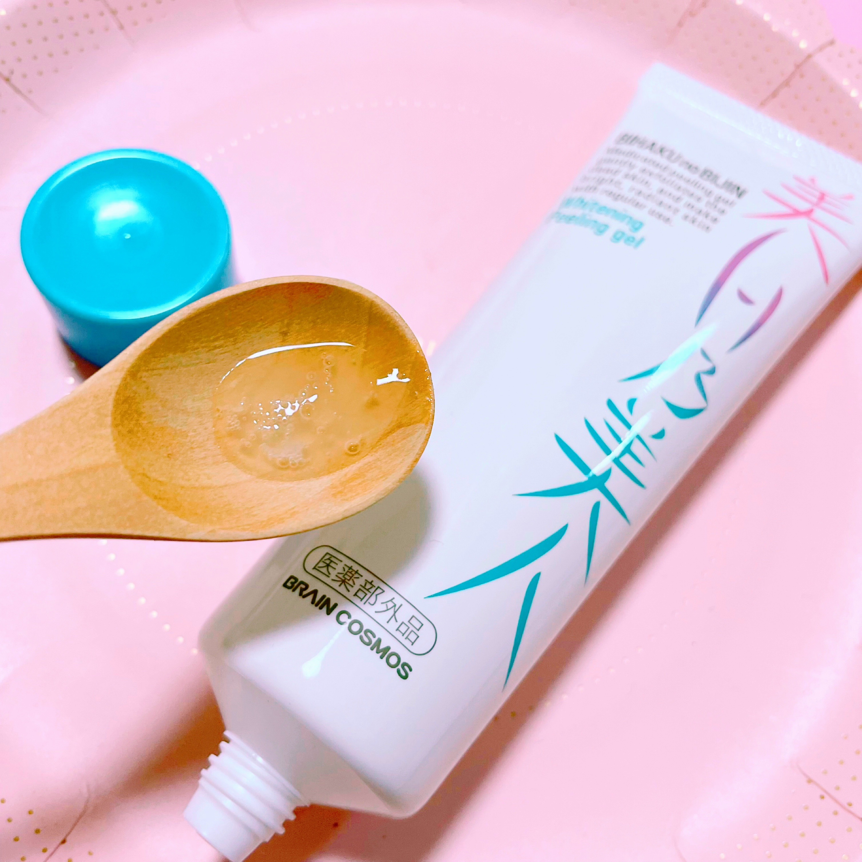 美白乃美人ピーリングジェル/ブレーンコスモス/ピーリングを使ったクチコミ（2枚目）