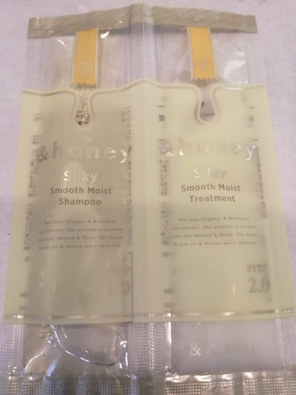 &honey Melty モイストリペア シャンプー1.0／モイストリペア ヘアトリートメント2.0/&honey/市販シャンプーを使ったクチコミ（1枚目）