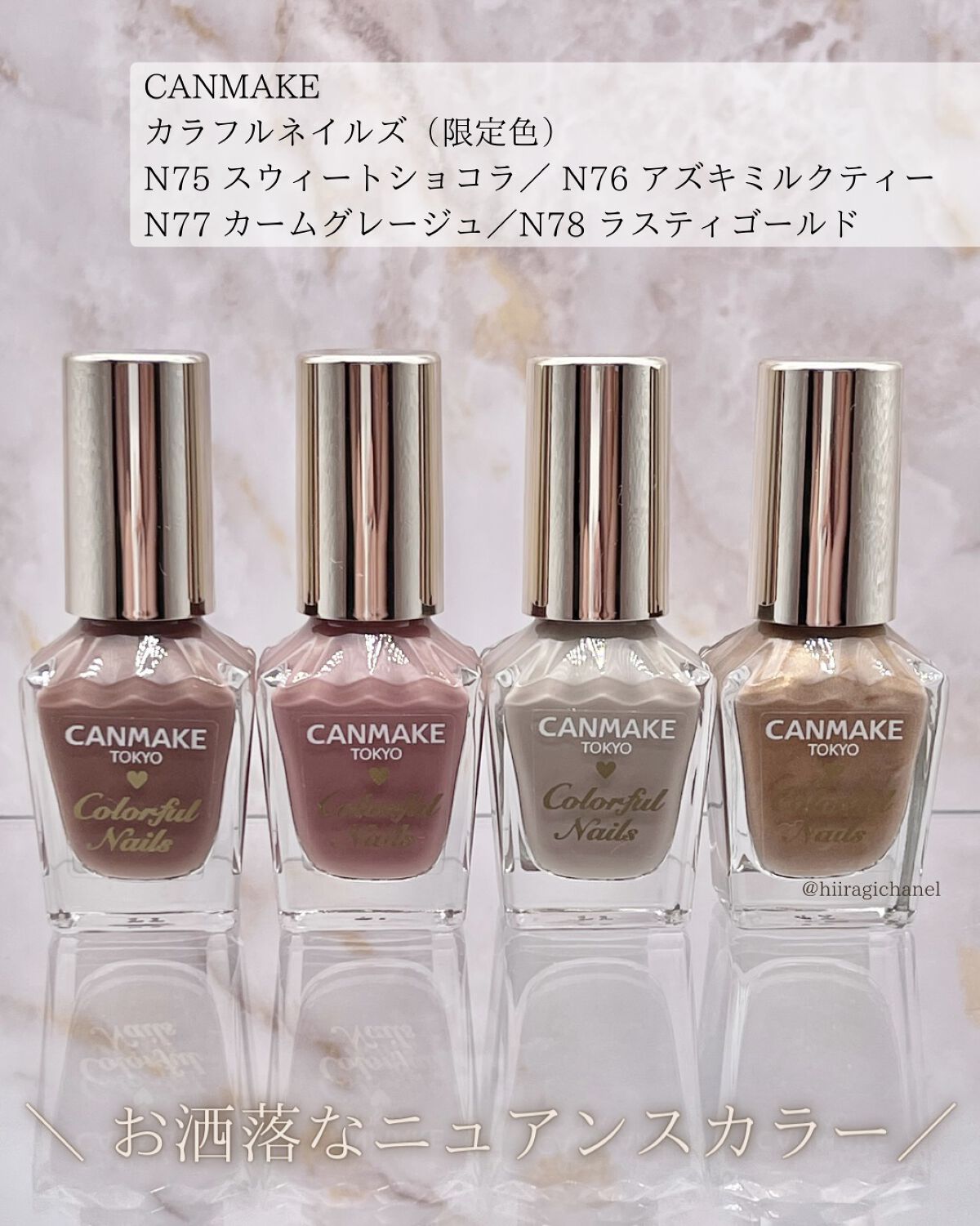 カラフルネイルズ/キャンメイク/マニキュアを使ったクチコミ（2枚目）