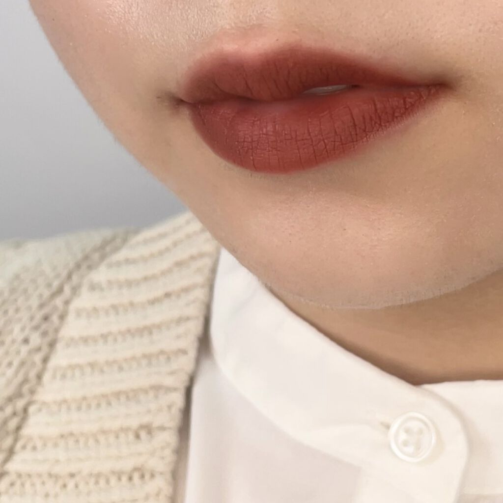 &be リキッドルージュ ガーネットブラウン/＆be/口紅を使ったクチコミ（3枚目）