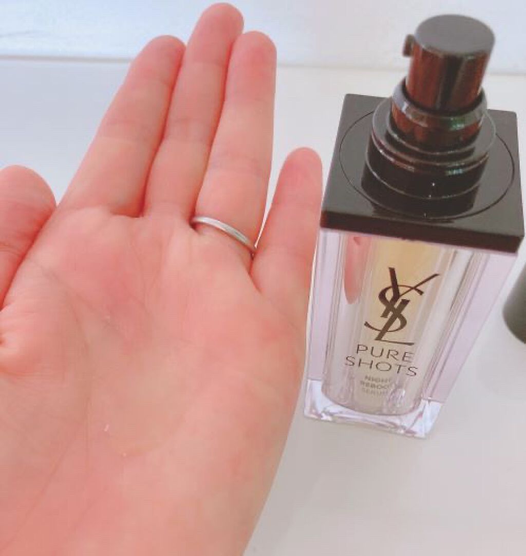 ピュアショット ナイト リチャージセラム/YVES SAINT LAURENT BEAUTE/美容液を使ったクチコミ(4枚目)