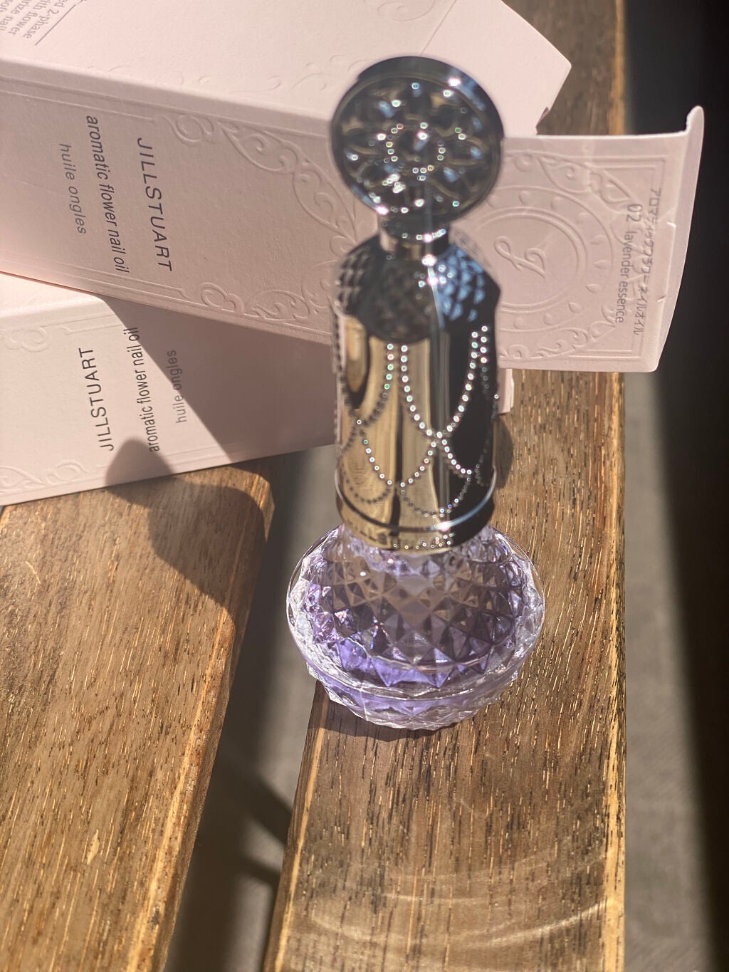 アロマティックフラワー ネイルオイル 01 pink essence/JILL STUART/ネイルオイル・トリートメントを使ったクチコミ(2枚目)