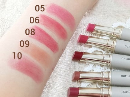 ルージュ モイスト/ナチュラグラッセ/口紅を使ったクチコミ(3枚目)