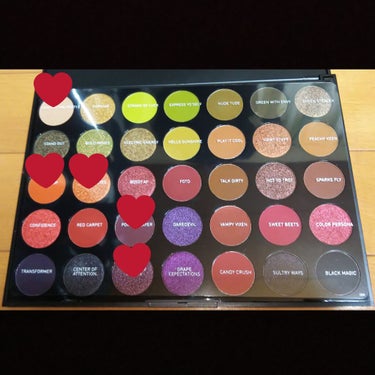 35M BOSS MOOD ARTISTRY PALETTE/Morphe/アイシャドウパレットを使ったクチコミ（3枚目）