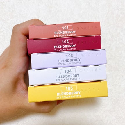 オーラクリエイション/BLEND BERRY/アイシャドウパレットを使ったクチコミ(4枚目)