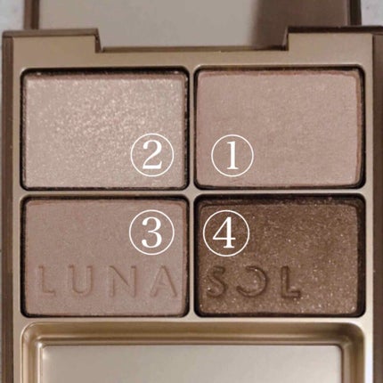 スキンモデリングアイズ/LUNASOL/アイシャドウパレットを使ったクチコミ(1枚目)