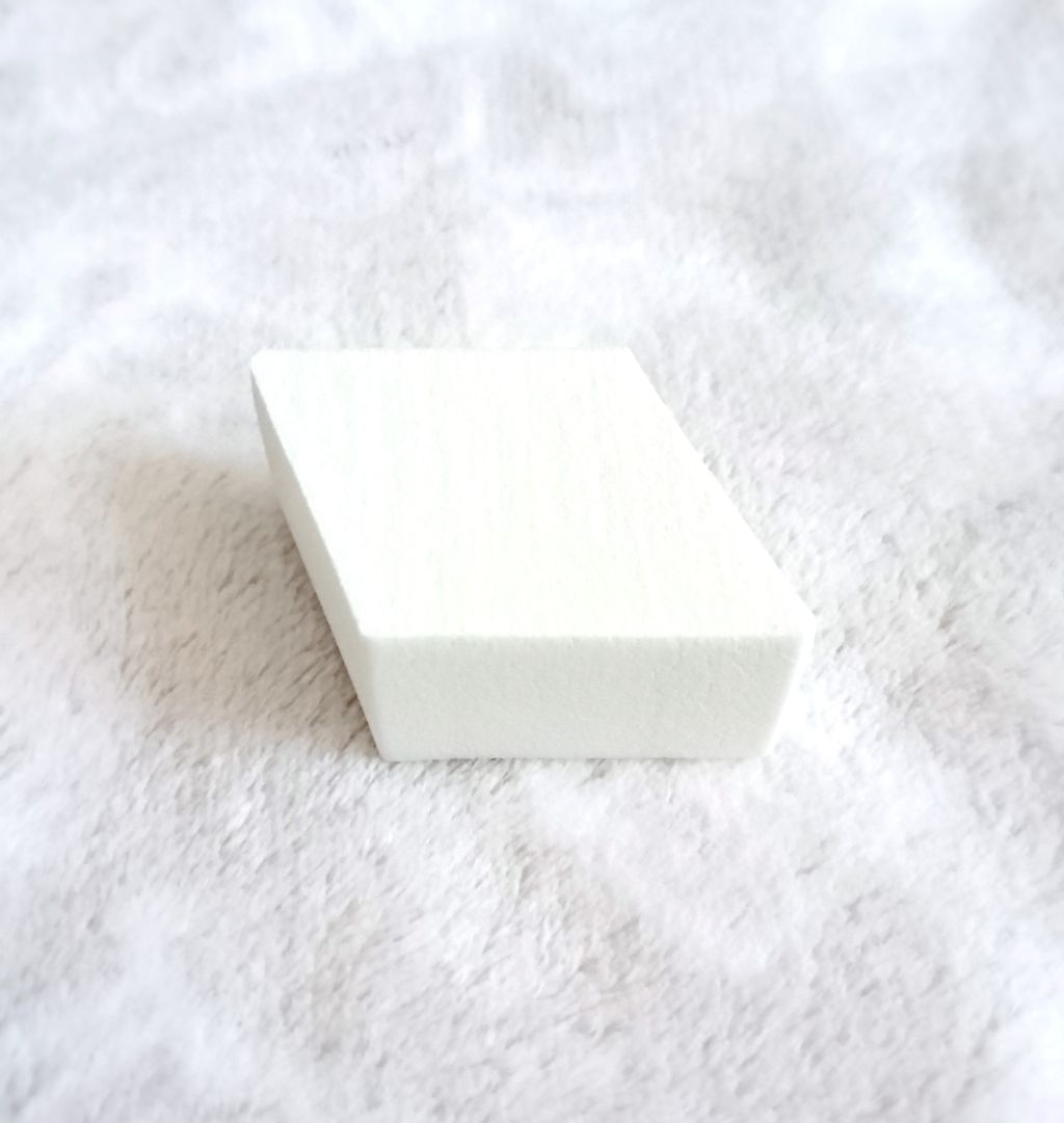 ナチュラルラバースポンジ ダイヤ型/ロージーローザ/パフ・スポンジを使ったクチコミ（2枚目）