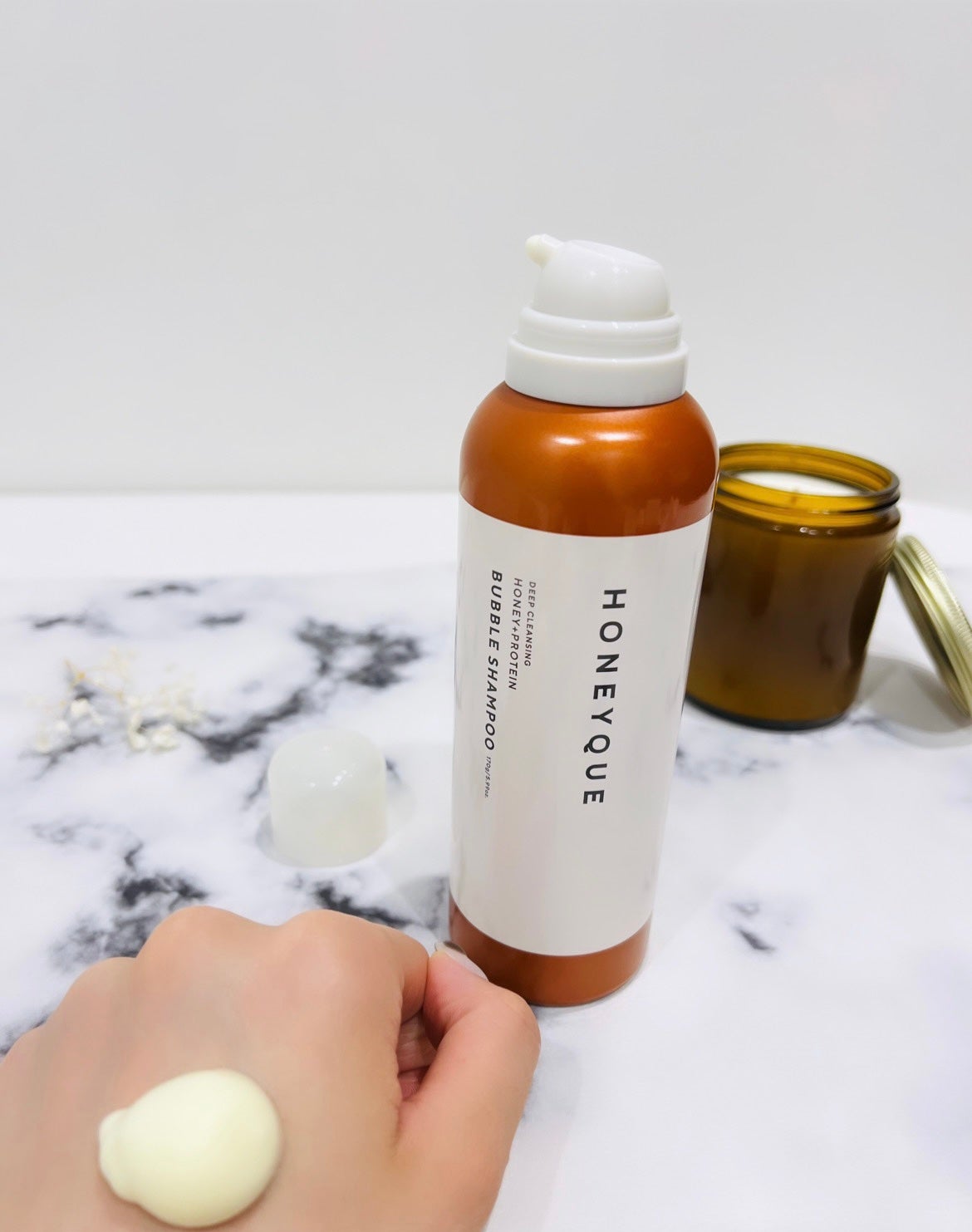 ディープクレンジング ヘッドスパ バブルシャンプー/ハニーク/市販シャンプーを使ったクチコミ(2枚目)