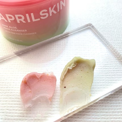 ピンクアロエメレンゲクレンザー/APRILSKIN/その他洗顔料を使ったクチコミ(5枚目)