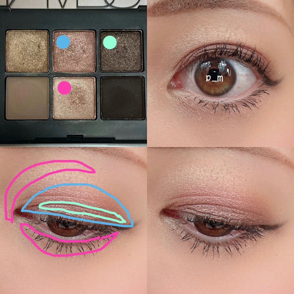 ヴォワヤジュールアイシャドウパレット/NARS/アイシャドウパレットを使ったクチコミ(2枚目)