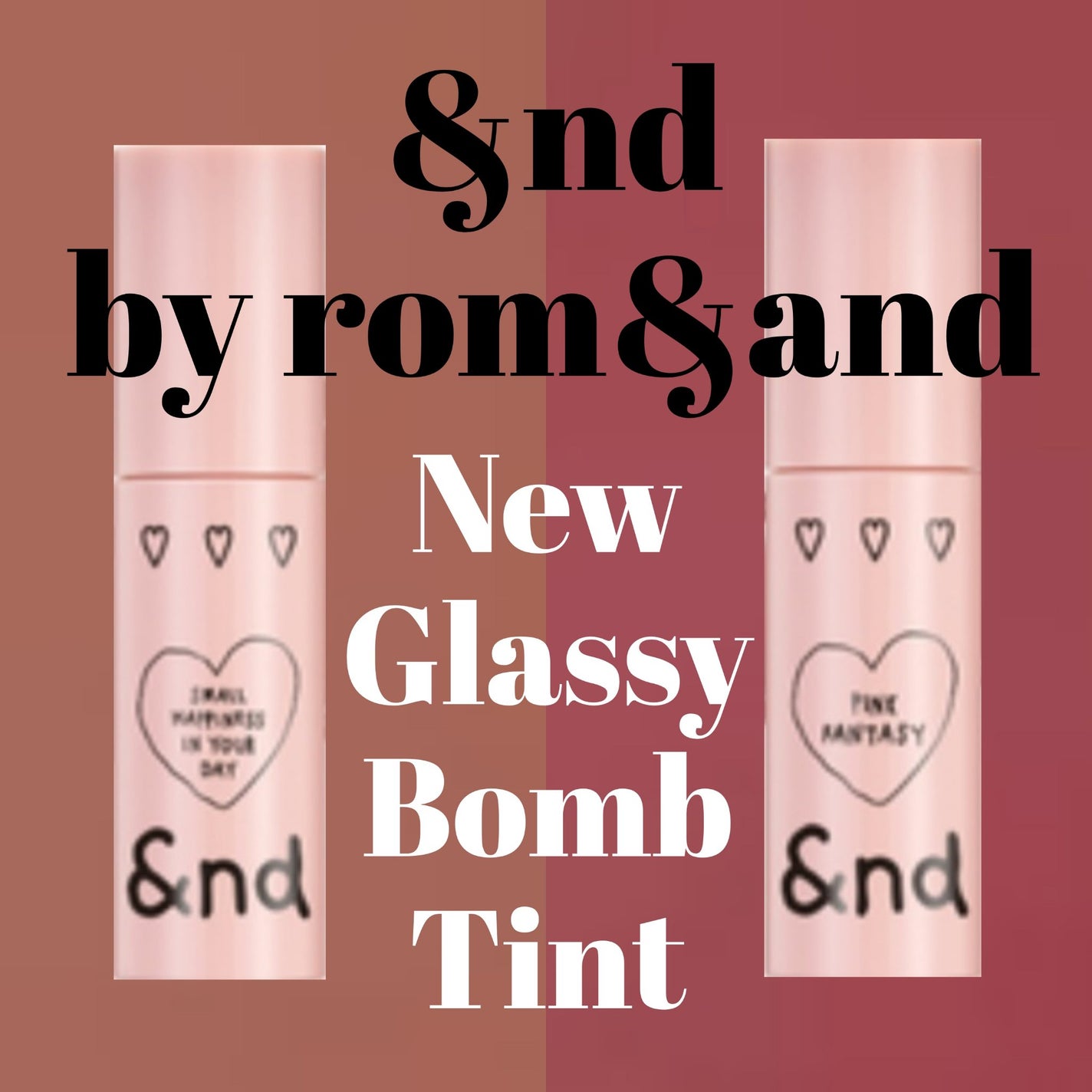 アンドバイロムアンド グラッシーボムティント/&nd by rom&nd/リップティントを使ったクチコミ(1枚目)