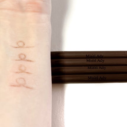 パウダリーアイブロウペンシル スリム/ミゼルエディ/アイブロウペンシルを使ったクチコミ(4枚目)