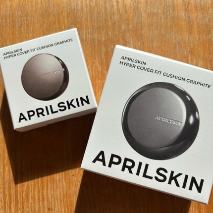ハイパーカバーフィットクッション  グラファイト/APRILSKIN/クッションファンデーションを使ったクチコミ(1枚目)