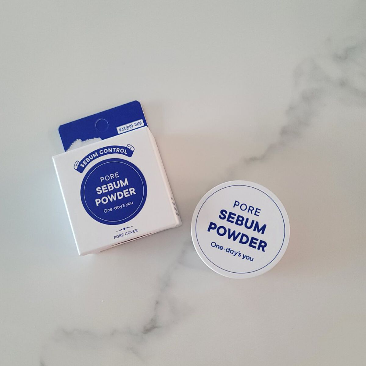 ポアセバムパウダー/One-day's you/ルースパウダーを使ったクチコミ（1枚目）