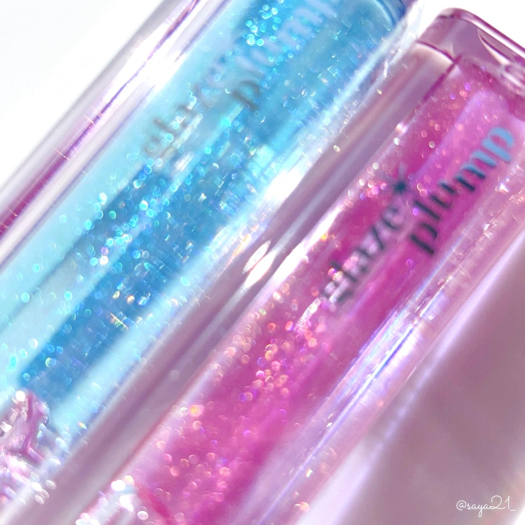 グレーズ プランパーグロス スパークリングブルー/ETUDE/リッププランパーを使ったクチコミ（2枚目）