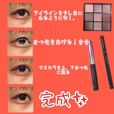 UR GLAM　BLOOMING EYE COLOR PALETTE/U R GLAM/アイシャドウパレットを使ったクチコミ（3枚目）