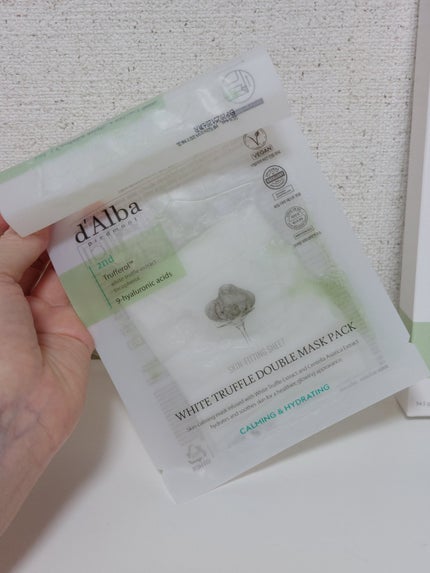 ホワイトトリュフダブルマスクパック(鎮静/保湿) /ダルバ/シートマスク・パックを使ったクチコミ(4枚目)