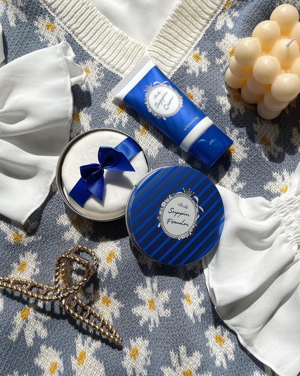 すっぴん ホワイトニングパウダーA/クラブ/プレストパウダーを使ったクチコミ(1枚目)