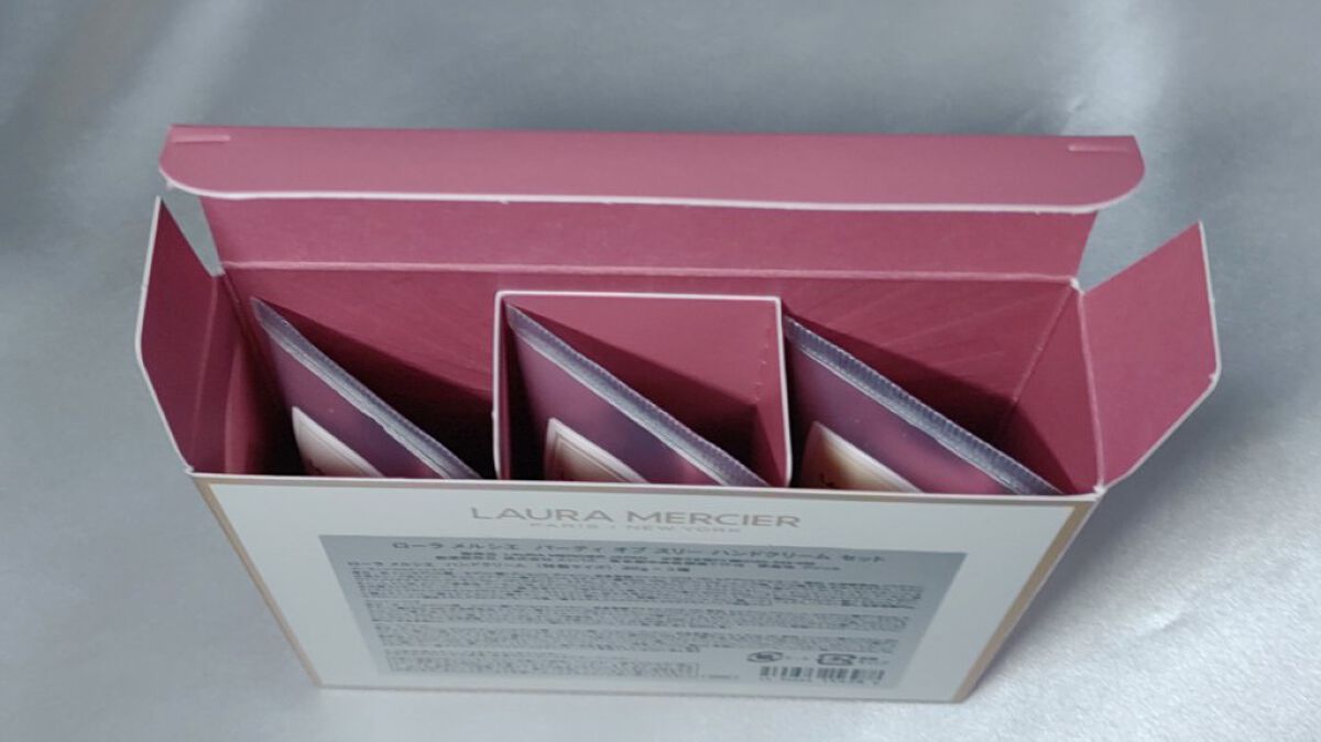 ローラ メルシエ パーティ オブ スリー ハンドクリーム セットのクチコミ「●LAURA MERCIER ローラメルシエ　パーティ オブ スリー ハンドクリームセット

.....」（3枚目）