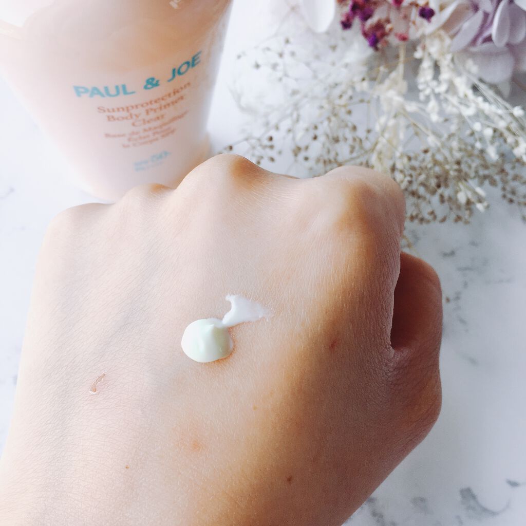 サンプロテクション ボディプライマー クリア/PAUL & JOE BEAUTE/日焼け止めローションを使ったクチコミ(3枚目)