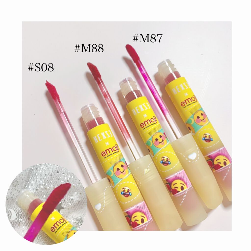 HEXZEヴェルベットマットリップグロス/HEXZE（ヘックスゼ）/リップグロスを使ったクチコミ（3枚目）