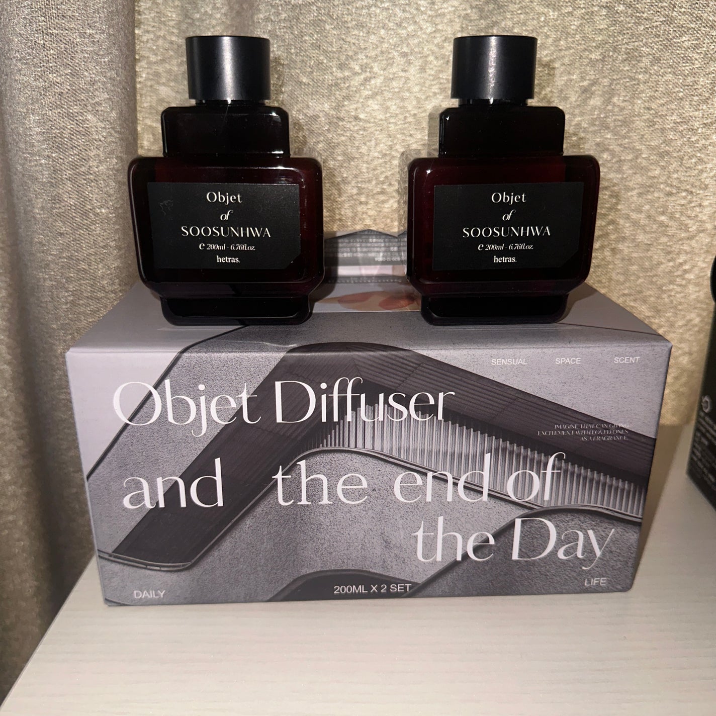 オブジェディフューザー/hetras/ルームフレグランスを使ったクチコミ(1枚目)